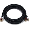 PREMIUM 2 RCA Plug/2 RCA Plug M/M 22AWG Cable - 15ft