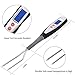 Meat Thermometer, NEXT-SHINE Digital Cooking Thermometer Fork Super Fast Instant Read 15 inch Dual Porbe LED Display with Back-lit Perfect for Kitchen Cooking Grilling Smoker Turkey