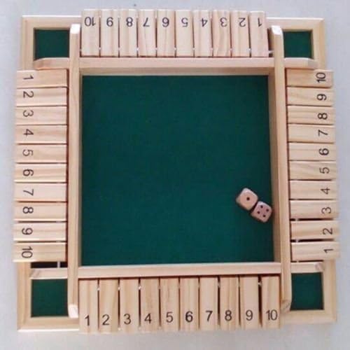 sz5cgjmy Shut the Box A Family Game of Chance Childrens Kids Family Party Number Drinking