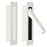 HOMOTEK Recessed Pocket Door Pull Handle, Edge