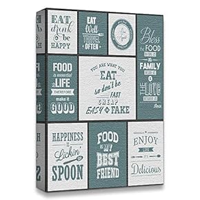 Canvas Wall Art Inspirational Words for Office Painting Artwork for Home Prints Framed - 12x18 inches