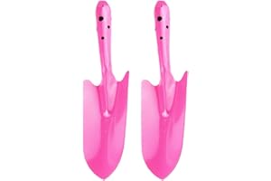 Garden Shovel Garden Hand Trowel: 2PCS Heavy Duty Hand Shovel with Ergonomic Handle, Small Gardening Hand Tools Shovels for D