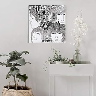 XYDQ Poster sur toile The Beatles Revolver – Art mural – Décoration de chambre de famille moderne – 50 x 50 cm - Les Beatles, Paul McCartney, John Lennon, RIngo Starr, George Harrison XYDQ Poster sur toile The Beatles Revolver - Art mural - Décoration de chambre de famille moderne - 50 x 50 cm – Image 4