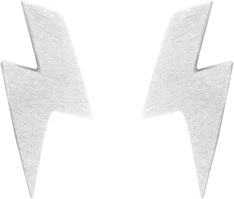 Altitude Boutique Lightning Earrings Lightning Bolt Earrings Gold Silver Rose Gold