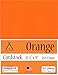 Clear Path Paper - Orange Cardstock - 8.5 x 11 inch - 65Lb Cover - 50 Sheets