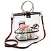 SharPlus Clear PVC Crossbody Shoulder Purse Bag - Sporting Events Stadium Approved Transparent Plastic Tote Bucket Handbag with Colorful Strap