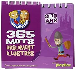 365 Mots Illustres 9 10 Ans Amazon Fr Play Bac Livres