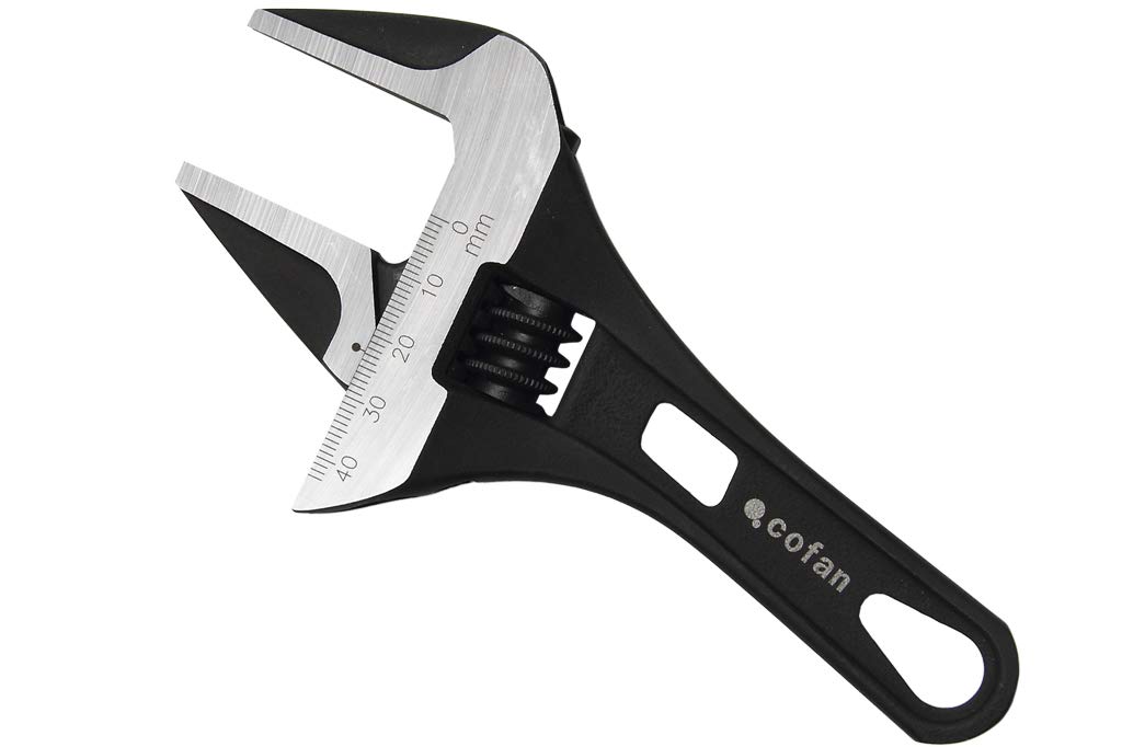 Short Adjustable Wrench | Large Opening | Various Sizes and Openings | Made of Chrome-Vanadium Steel