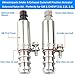Intake and Exhaust Camshaft Position Actuator Solenoid Valve, Replaces 12655421, 12655420 - For 2.0, 2.2, 2.4L Chevy Cobalt HHR Malibu Equinox Orlando, GMC Terrain, Pontiac G5 G6 and More