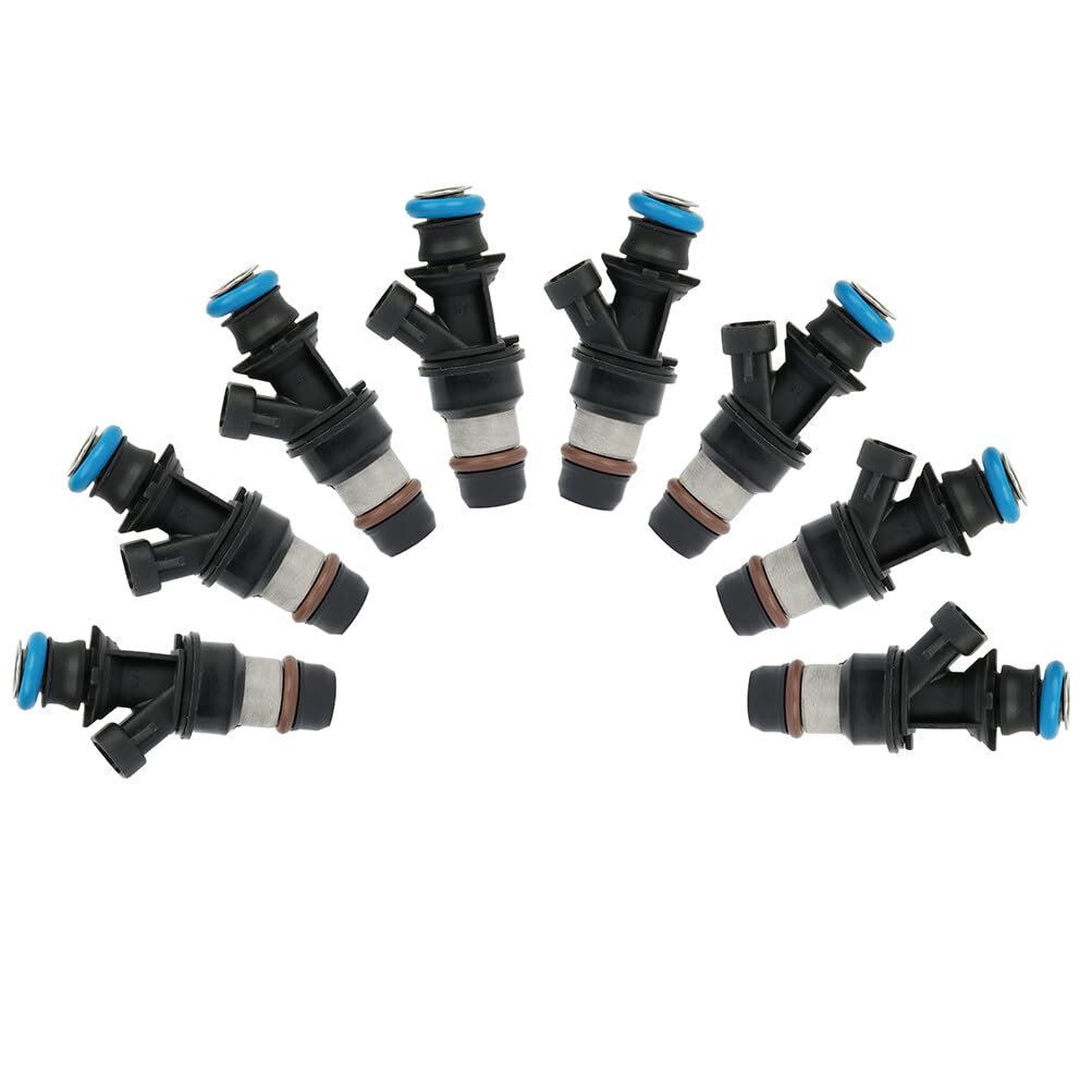 Photo 1 of SCITOO 8Pcs 2 Holes Fuel Injectors fit for 2002-2006 for Cadillac for Escalade, for 2004 for Buick for Rainier, for 2002-2004 for Chevy for Avalanche 1500, for 2003-2004 for GMC for Envoy XL 25317628