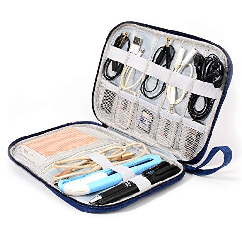 image for YLQP Electronics Organizer Bag Waterproof Carrying Pouch Travel Univer