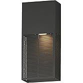 ET2 Lighting E30392-ABZ Grate - 10W 1 LED Outdoor Wall Mount-14 Inch Tall and 6.25 Inch Wide, Finish Color: Architectural Bro