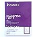 ADLEY Name Badge Labels, 800 Per Box, 8 Per Sheet, Laser & Inkjet Printable Tags, Same Size As Avery 5395
