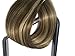 Tape in Hair Extensions Medium Brown with Strawberry Blonde Highlights Extensions Silky Straight Seamless Skin Weft Remy Real Hair Glue in Extensions 16