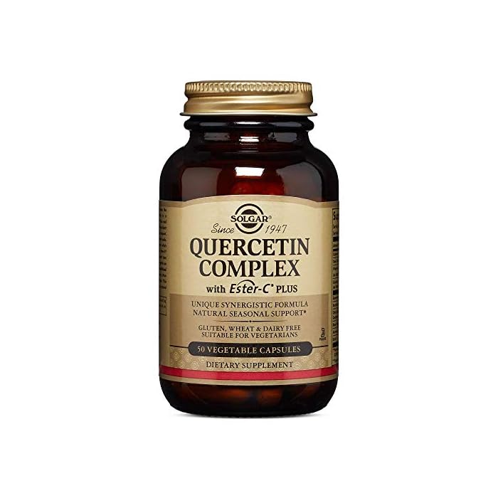 Solgar – Quercetin Complex with Ester-C Plus, 50 Vegetable Capsules