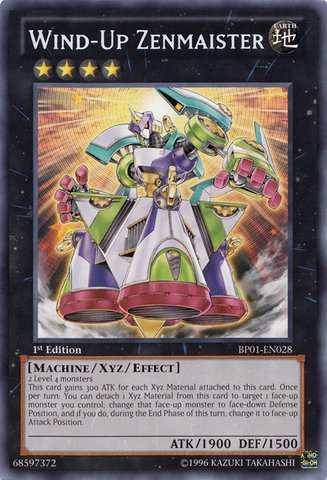 Yu-Gi-Oh! - Wind-Up Zenmaister (BP01-EN028) - Battle Pack: Epic Dawn - 1st Edition - Rare