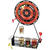 Crystal Clear 326253-GB Shot Glass Darts Bar Game Set, 2x2x2