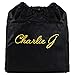 The New Yorker Breast Pump Bag by Charlie G, Black/Gold (Large)