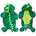 Bro'Bear Pet Dinosaur Costume with Hood for Small Dogs & Cats Outfit Winter Coat Warm Jacket (X-Large)
