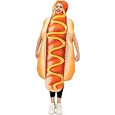 Seasons Halloween Hot Dog Costumes for Adult, One Size Fits Most