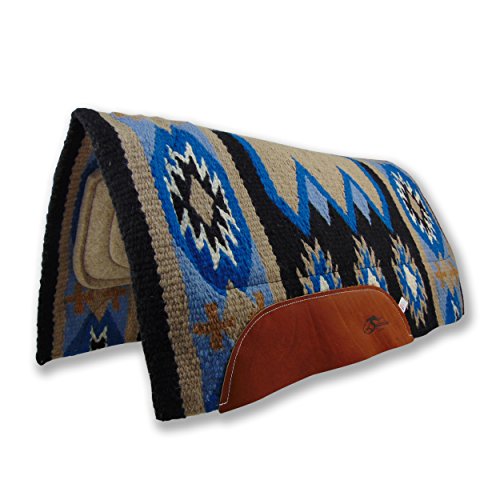 Southwestern Equine Wool Horse Show Blanket Laredo Navajo Saddle Pad 100% New Zealand Wool Top Blanket - Thumbnail 3