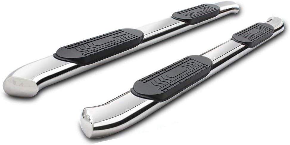 Mifeier 5" Oval Bent Nerf Bar Side Step Running Boards Fit 04-08 F150 06-08 Mark Lt Supercrew/Crew Cab with 4 Full Size Doors
