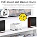 Bluetooth 5.0 Power Amplifier 2 Channel Stereo Mini Hi-Fi Integrated Amp 2.0 Wireless Audio Receiver for Home Speakers Headphone 50W x 2 with USB (Nobsound Tone, Silver)thumb 4
