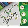 CRAYOLA SuperTips Washable Markers - Assorted Colours (Pack of 12) | Premium Felt Tip Pens That Can Easily Wash Off Skin…