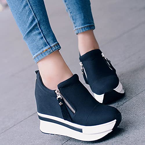 High Hidden Heels Ladies Shiun Hidden Sepatu Partai Platform