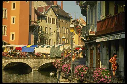 Plaque métal 579035 Annecy Savoy France en Aluminium Format A4 30,5 x 20,3 cm