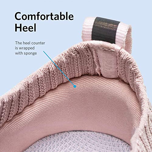 PEAK Womens Lightweight Walking Shoes Comfortable Slipon Sneakers