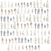 szzijia 100pcs 1:150 Scale N Gauge Model Painted Figure for Street Building Train Layout