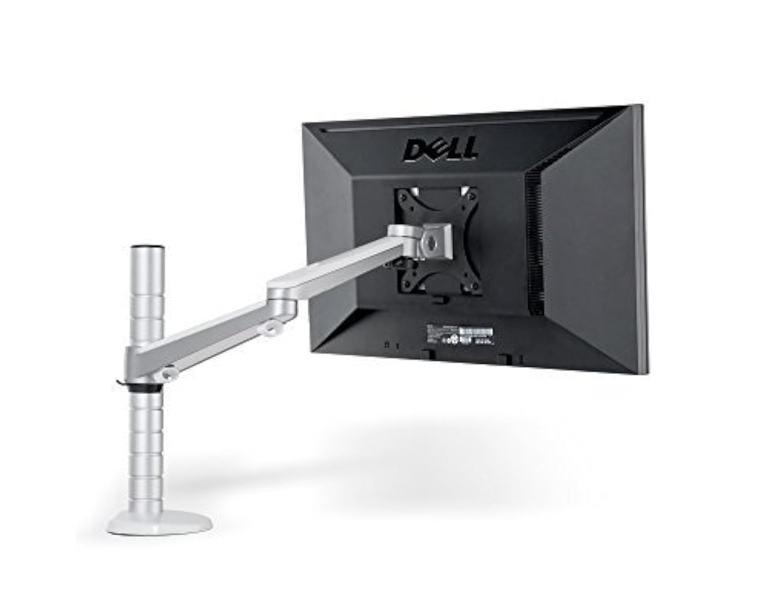 ThingyClub Adjustable Aluminium Universal Single LCD LED Desk 10"-27" Mount Arm Monitor Stand Bracket with Adjustibility (Tilt ±45°|Swivel 90°|Rotate 360°)