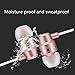 Jies Wired Earphones in Ear Headphones Noise Cancelling Earbuds Bass Stereo Headsets with Microphone & Volume Control & Remote for iPhone Android iPod iPad Mp3 Tablet Laptop (Gold)