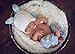 Huggalugs Boys Blue Hugbunny Bunny Rabbit Children's Beanie Hat M