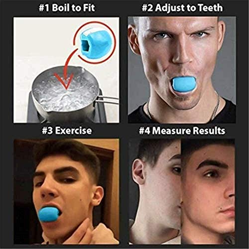 TOCYORIC-3-x-Jawline-Trainer-Jawline-Shaper-Face-SlimmerDouble-Chin-Exerciser-BallJawline-Uebung-Fitness-BallDoppelkinn-UebungsgeraetExerciser-und-Neck-ToningJawline-Jaw-Exerciser