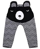 Baby Bottoms Trousers Harem Fox Whale Bear Knot Pants PP Children Leggings (18-24 Months, Bear)