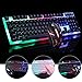 RONSHIN Wireless Gaming Mouse,LED Glowing Desktop Wired Mechanical Keyboard and Mouse Game Suit Computers Accessories,Components Blackthumb 2