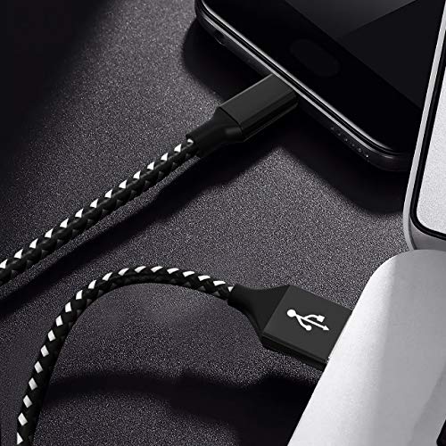 iPhone Lightning Charger Fast Charging Cord 5Pack [3/3/6/6/10 FT] High Speed Data Sync Transfer USB Cable Compatible with iPhone Xs MAX/XR/X/8/7/Plus/6S/6/SE/5S/5C/Mini/Air/Pro and More - Thumbnail 6