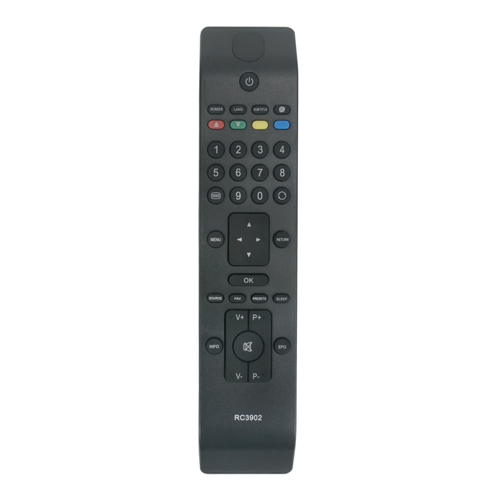 AULCMEET RC3902 RC3900 Replacement Remote Control Compatible with Sharp 4K OLED Smart TV LC40F22E LC22LE22E LC32D12E LC22D12E HITACHI LED TV L46VN05U