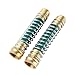 MPLUS 2PCS Garden Hose Kink Protector and Faucet Extension With Coil Spring And Brass Coupling, Garden Hose Extension Adapter