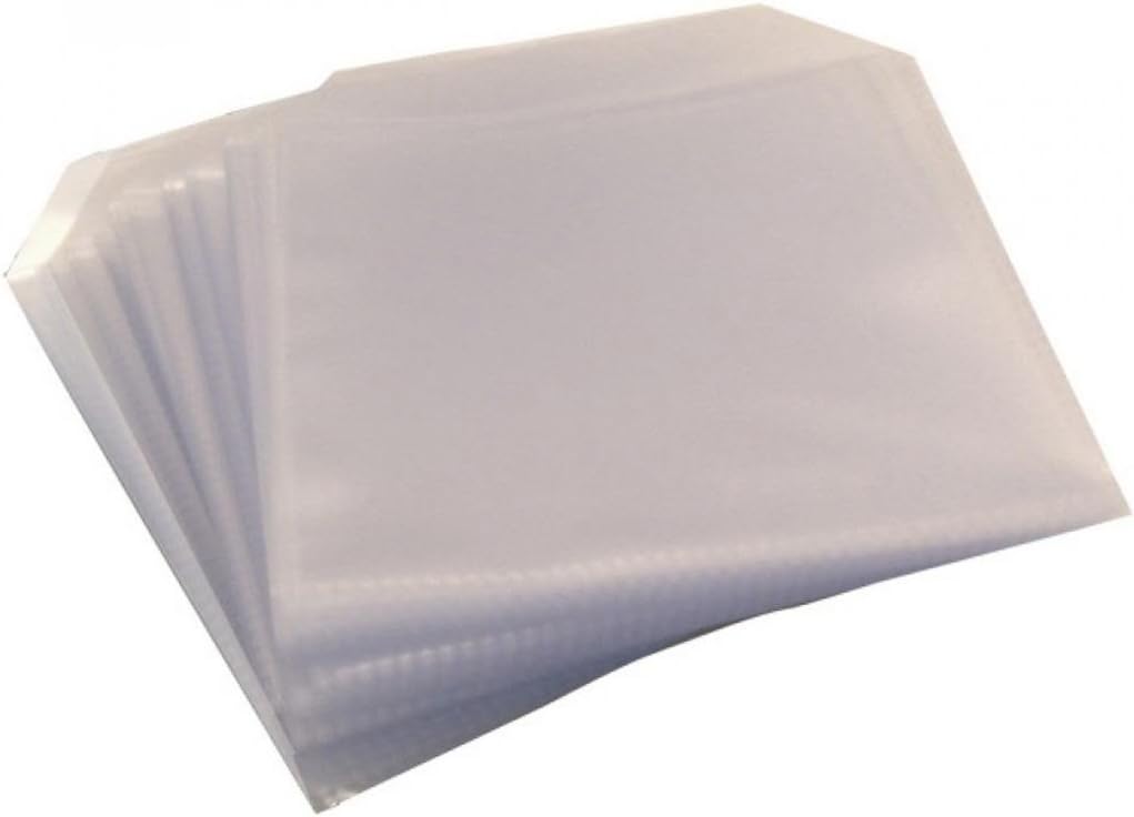 200 CD DVD Disc Clear Cover Cases Plastic 100 Micron Sleeve Wallet - 2 X 100 Pack - Image 5
