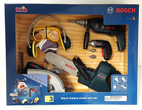 bosch 9 piece power tool set toy