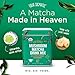 Four Sigmatic Mushroom Matcha, USDA Organic, Ceremonial Grade Matcha Grean Tea Powder with Lions Mane Mushroom Powder & Ginger, Balanced Energy & Focus, Vegan, Paleo, 60g - 20 servings, 2.12 Ounce