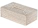 KOUBOO 1030061 Laguna Tissue Box Cover, 24.13 x 14.605 x 8.2550000000000008 cm, White Wash