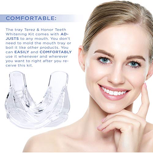 Premium Teeth Whitening System - LED Light, 35% Carbamide Peroxide, Reminerilization Gel - Beautiful White Smile - Thumbnail 3