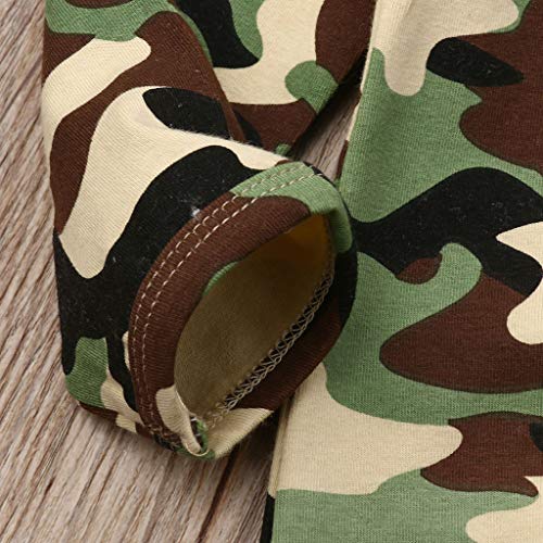 Newborn Baby Swaddle Sack Wearable Blanket Crib Sleeping Bag Headband/Hat Set,BCDshop 0-12 Months Infant Swaddle Wraps Blankets(Camouflage) - Thumbnail 3