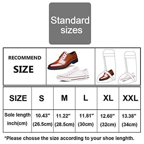 Aobrill Waterproof Shoes Covers, Foldable Reusable Snow Rain Boot for Women Men (Black, S)
