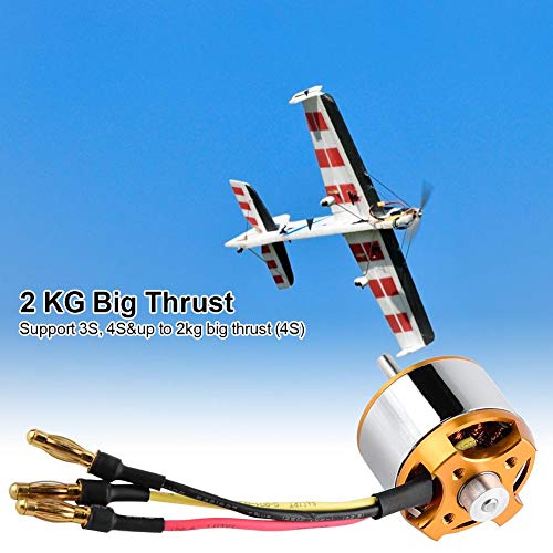 Dilwe RC-Motor, Motor-2814 1000 / 1400KV 2kg Schub 3-4S Motor für Starrflügel-RC-Flugzeug( 1000 kV) – Bild 7