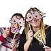Pusheen The Cat Photobooth Kit - 24 card props, 30 prop straws and sticky pads